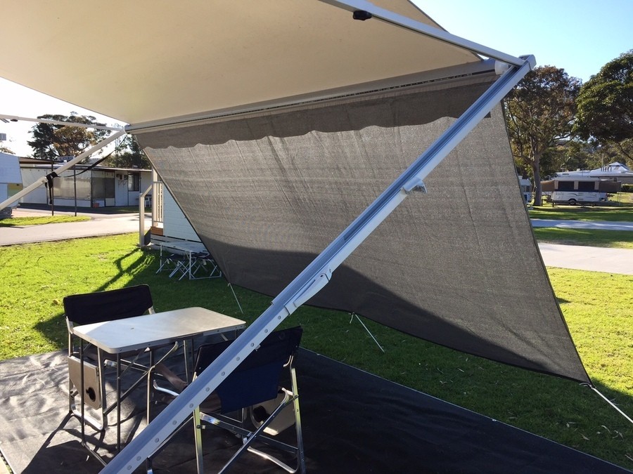 4 0M Sunscreen Privacy Screen SUN Shade FOR 14\u002639; 15\u002639; Caravan Roll OUT Awning 4M  eBay