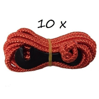 Red 2m x 5mm Guy Ropes (10 Pack)