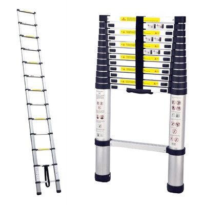 3.8m Portable Telescopic Ladder with Carry Bag