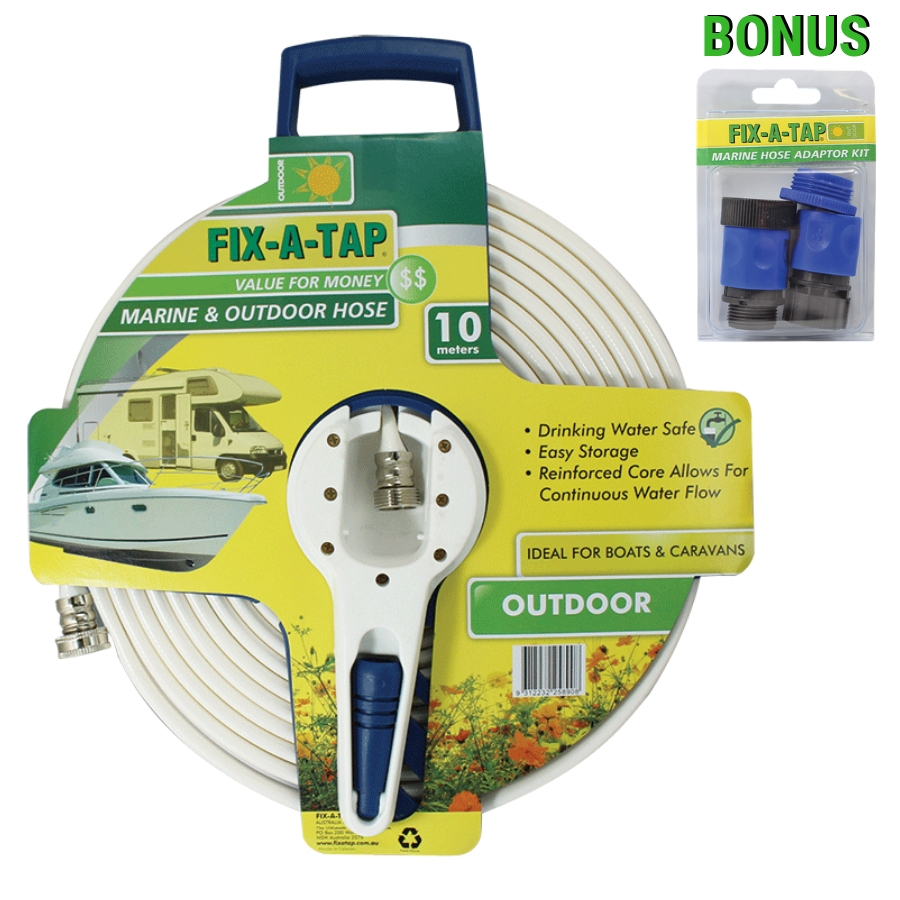 10m Flat Drinking Water Hose with Reel 