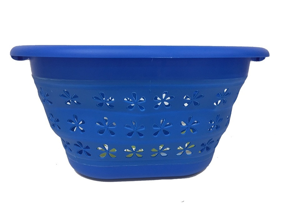 Silicone Collapsible Washing Basket Pop Up Laundry Tub for Caravan