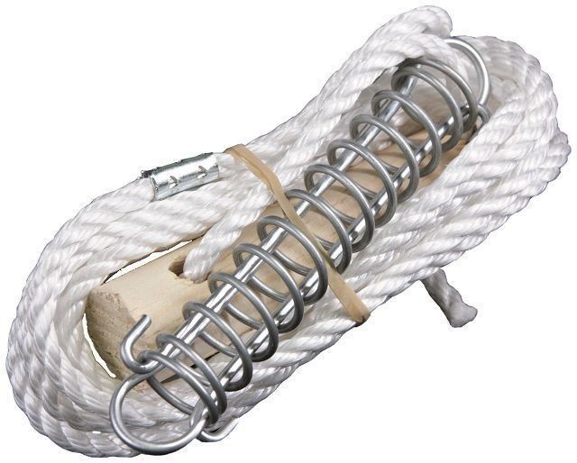 Guy Rope Kit with Heavy Duty Wood Slide, Spring & 6mm Rope