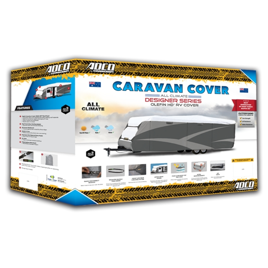 ADCO 22-24ft (6.72 - 7.34m) Caravan Cover
