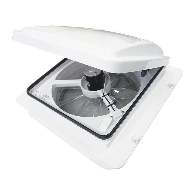 MaxxAir Maxxfan Plus Vent with 12v Fan Manual Lift 