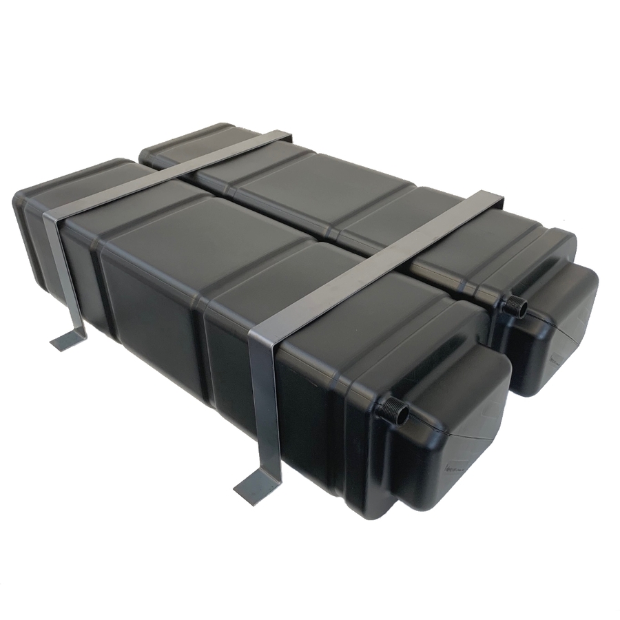 2x 43L Modular Water Tanks with Mounting Brackets