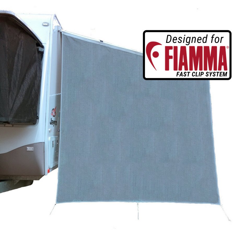 Caravan End Wall Privacy Screen for Fiamma F45 Fast Clip System