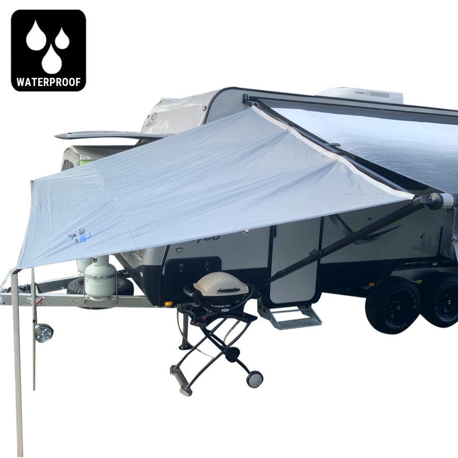 Waterproof XD Caravan Awning Porch Extension (Square Cut)