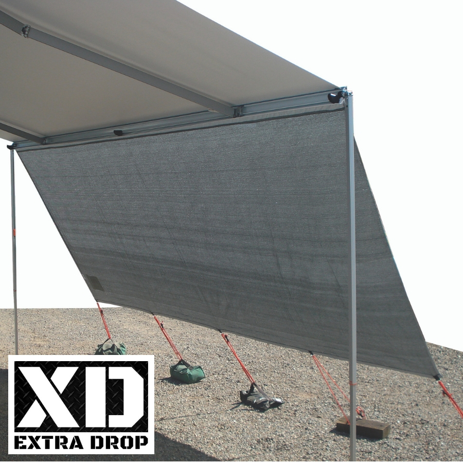 2.45m XD Privacy Screen for 2.6m Fiamma Awning