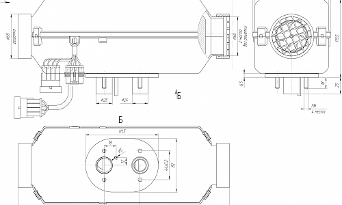 Autoterm 2D heater Diagram