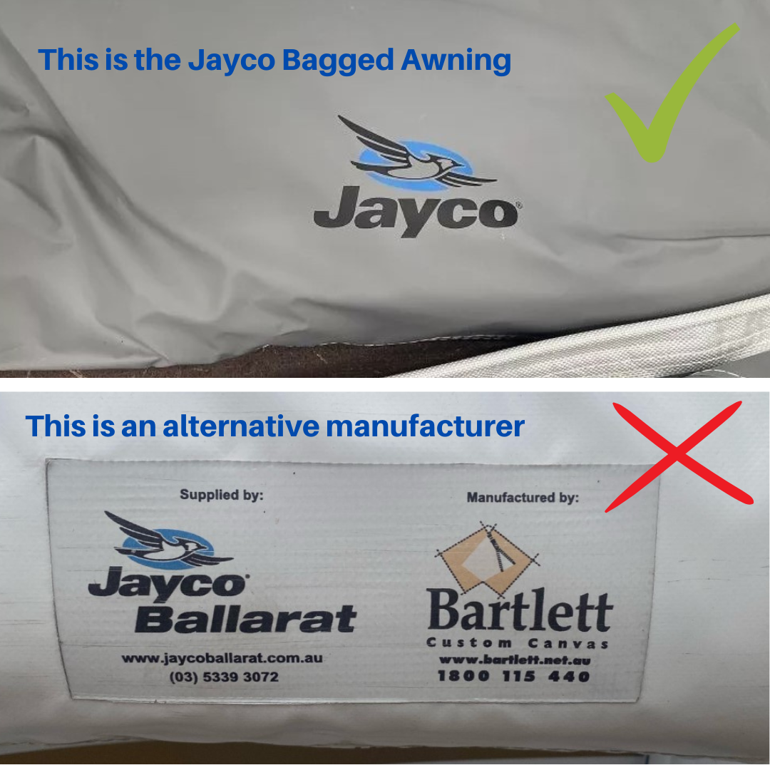 Difference between Jayco and other awnings example