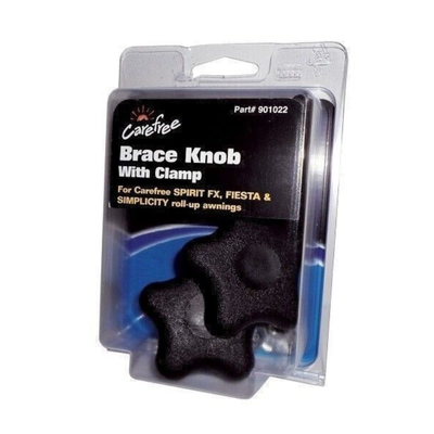 Carefree Brace Knob with Clamp (Pair)
