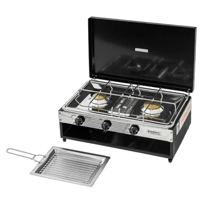 Bromic Lido 2 Burner Cooktop & Grill