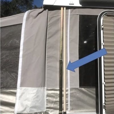Camper Trailer Roof Support Pole (1500mm)