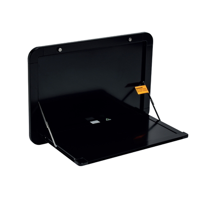Black Camper Trailer Folding Table 390mm x 650mm