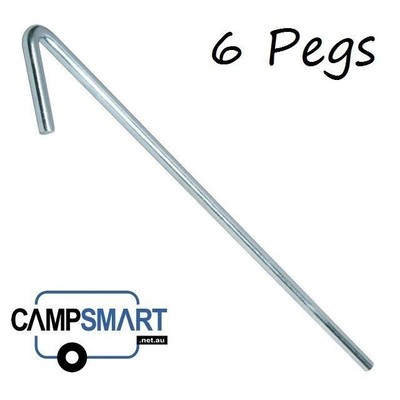 Heavy Duty Steel Pegs (6 Pegs)