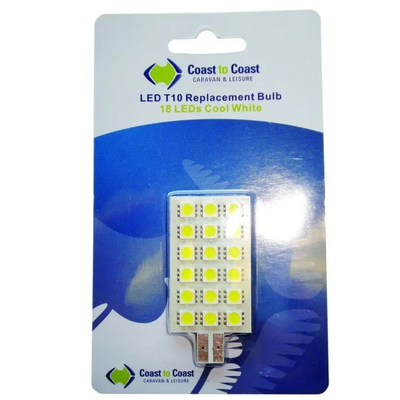 LED T10 Replacement Bulb (Cool White) 2.7W