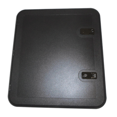 Coast Caravan Access Door 4 - Black 566 x 631