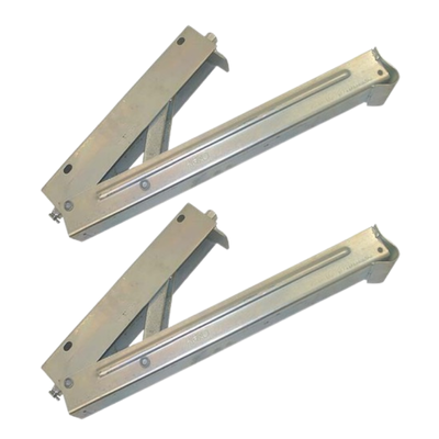 ALKO 500mm Corner Steady Hex Drive - Zinc Plated Side Bolt On (Pair)