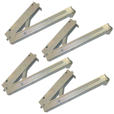 ALKO 500mm Corner Steady Hex Drive - Zinc Plated Side Bolt On (4X Pack)