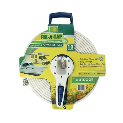 Flat Drinking Water Hose with Reel & Fittings