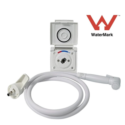 Coast White External Camper Shower Point