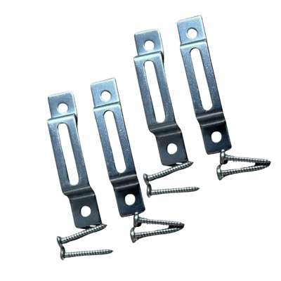 Aussie Traveller - ATRV Anti Flap Kit and Rafter - Mounting Bracket - 4 Pack - Silver