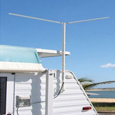 Fold away caravan antenna