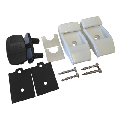 Fiamma Awning Leg Wall Bracket Kit (White)