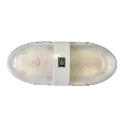 Jayco Dual 12V LED Oval Ceiling Light with Night Mode