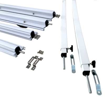 Campsmart - Premium - Short Caravan - Anti Flap Kit and 2 Rafters - White