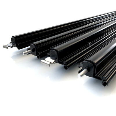 Premium Caravan Anti Flap Kit - Medium Black - Fiamma Adapter Version