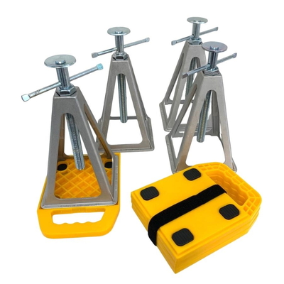 Aluminium Stabilisers with Jack Pads (4 of Each)