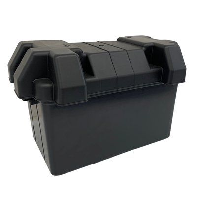 Large Battery Box with Lid & Straps