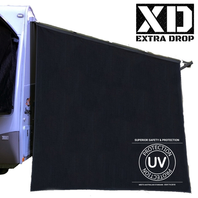 Campsmart Black XD Caravan End Wall Privacy Screen