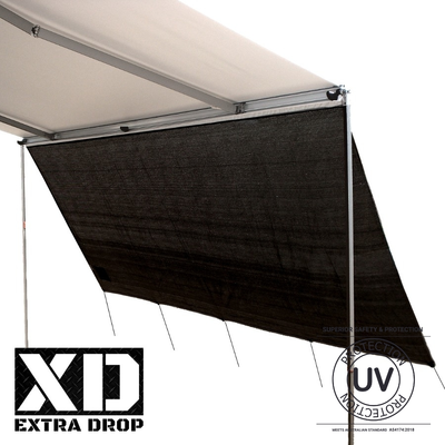 2.85m Black XD Privacy Screen for 3m Fiamma Awning