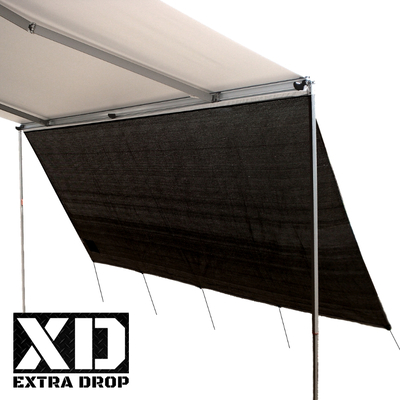 3.85m Black XD Privacy Screen for 4m Fiamma Awning