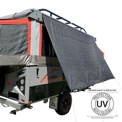 3.1m XD Camper Kitchen Privacy Screen (Black)