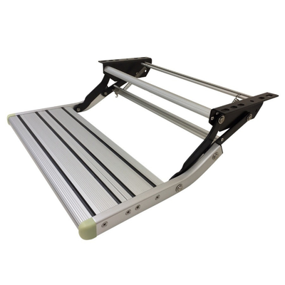 TRA - 545 Single Aluminium Pull Out - Silver - Caravan Step