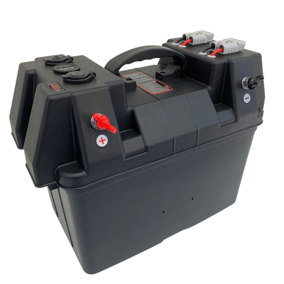Battery Box with Anderson Plugs, USB, 12V & Meter