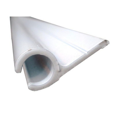 White Plastic Sail Track - 2 x 2m Lengths