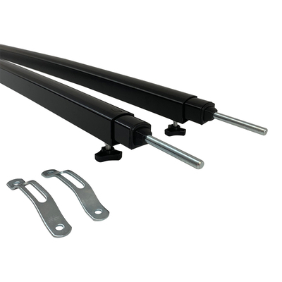 2x Black Awning Rafters (100mm Extra Curve)