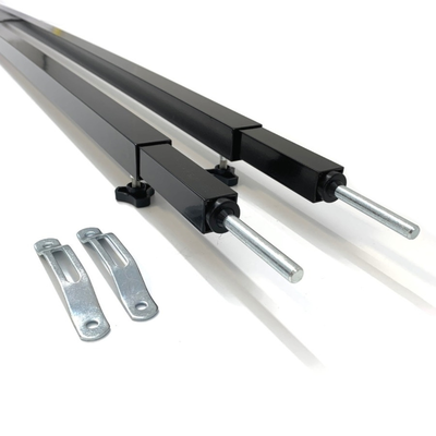 Campsmart Caravan Awning Rafters - Acute Curve - Black - 2 Pack - Standard