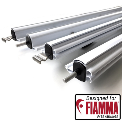 Campsmart - Anti Flap Kit - Fiamma F45S -  Adapter Pack - Grey