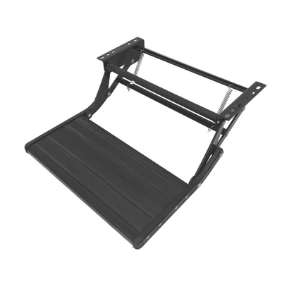 TRA - 545 Single Aluminium Pull Out - Black - Caravan Step