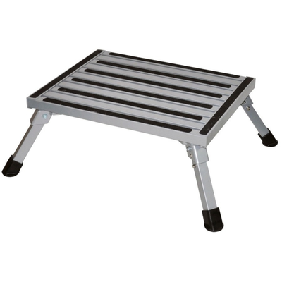 Supex - Non Slip Aluminium Folding - Silver - Step