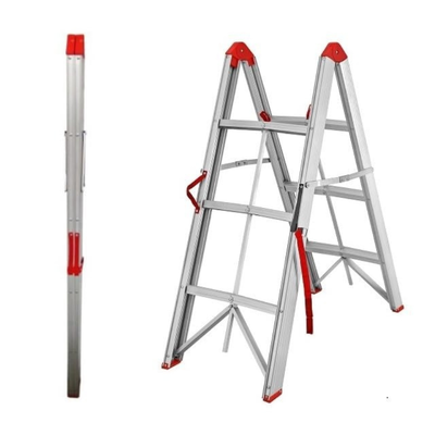 TRA - Aluminium Collapsible - 3 Step - Ladder With Carry Bag