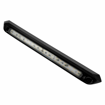 Black 500mm 12V Dual LED Awning Light with Switch