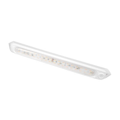 White 500mm 12V Dual LED Awning Light with Switch 