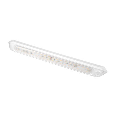 White 500mm 12V Dual LED Awning Light with Switch