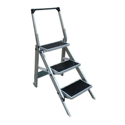 TRA - Aluminium Triple Folding Portable - 3 Step - Ladder